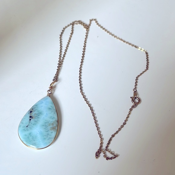 Vintage Jewelry - Larimar necklace